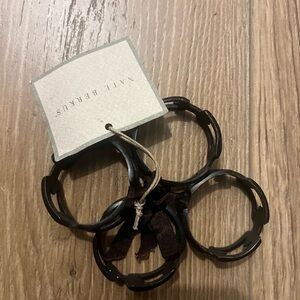 Nate Berkus Charcoal Napkin Rings